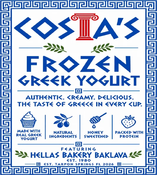 Costa's Frozen Greek Yogurt logo